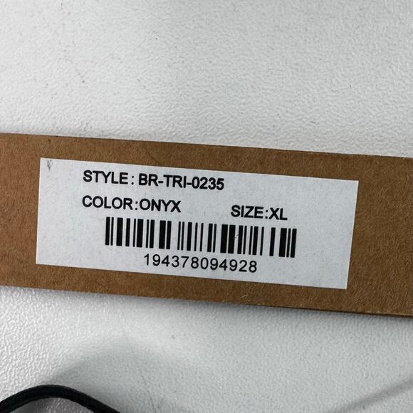 NEW Skims Fits Everybody Triangle Bralette Color Onyx, Size XL - Picture 5 of 5